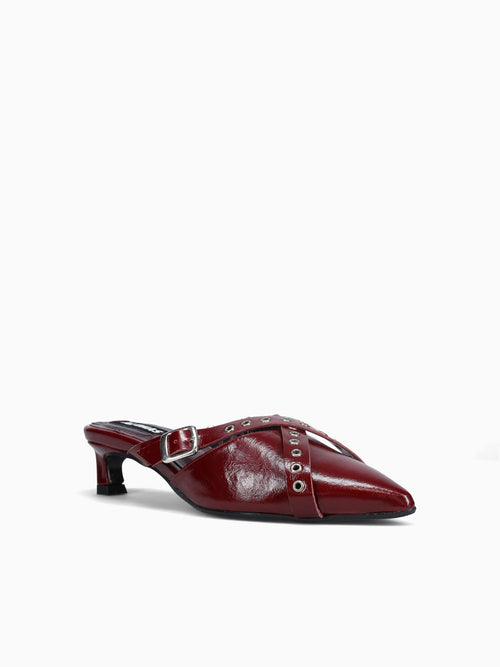 Zyra Burgundy Leather Wine / 36 / M