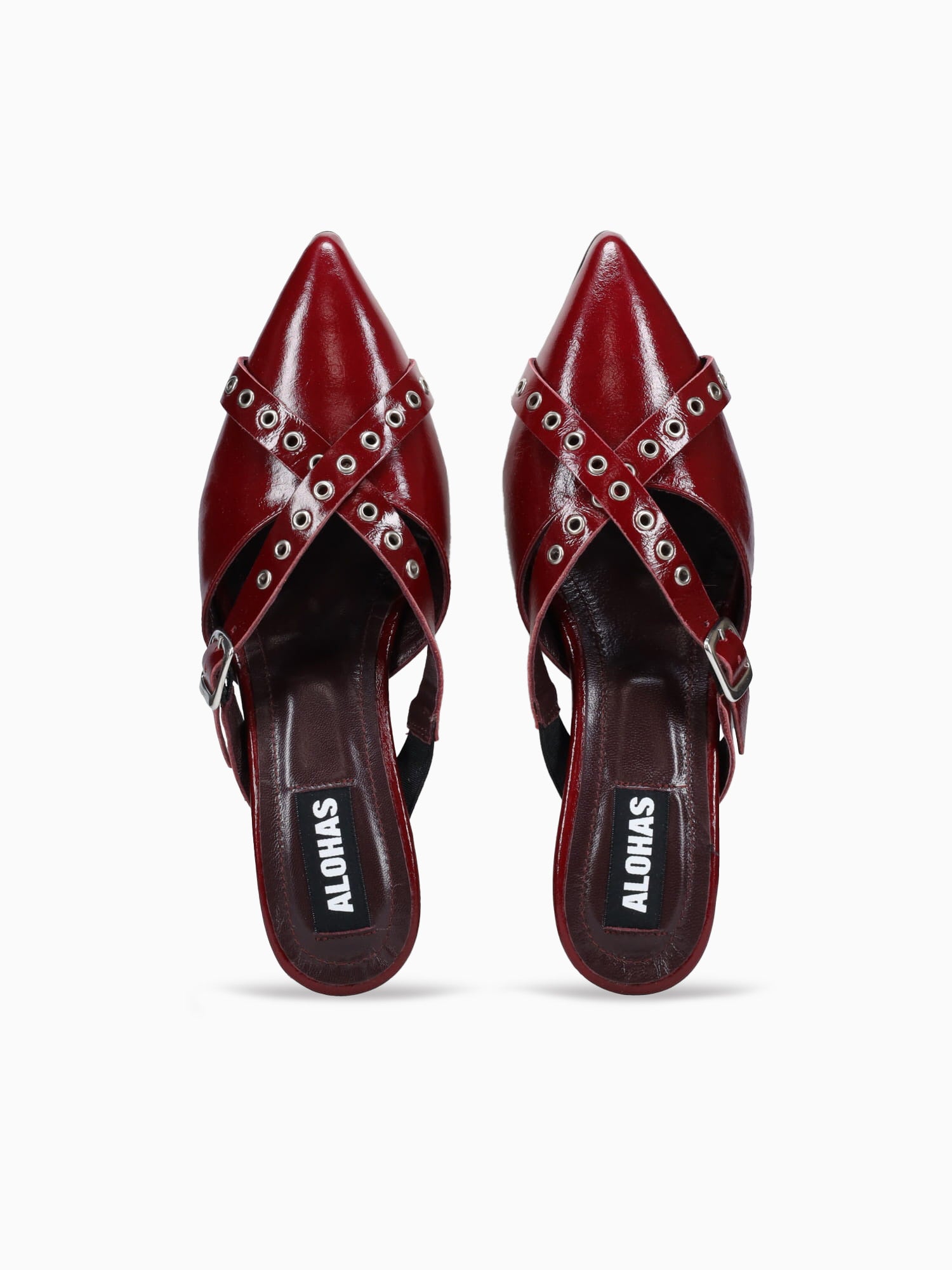 Zyra Burgundy Leather Wine / 36 / M