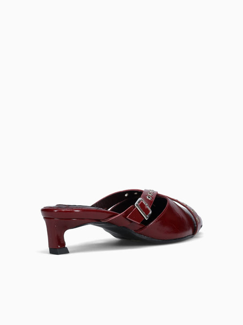 Zyra Burgundy Leather Wine / 36 / M