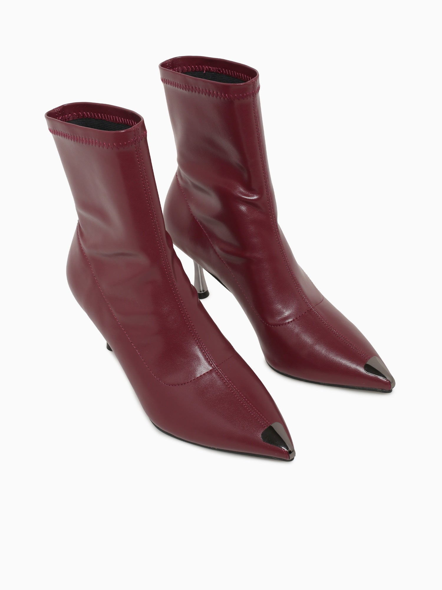 Haru Burgundy Smooth Leather Wine / 5 / M