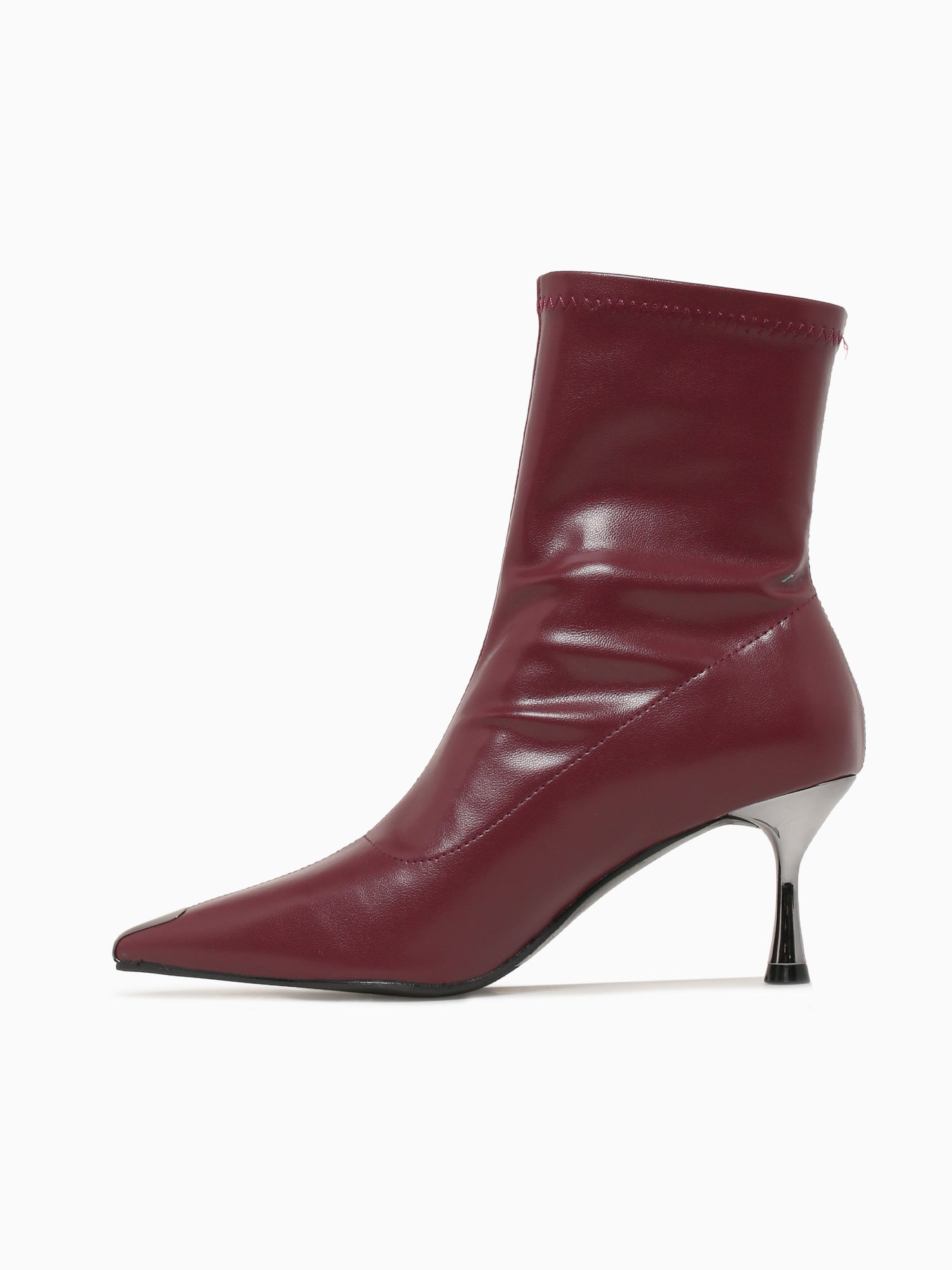 Haru Burgundy Smooth Leather Wine / 5 / M