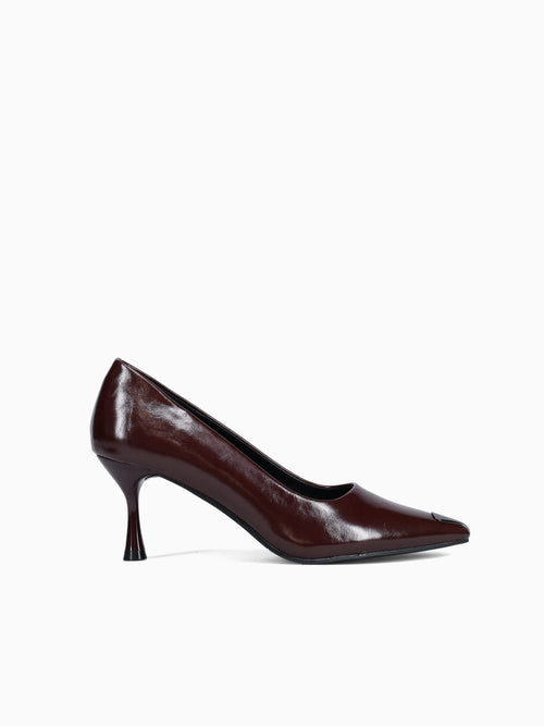 Dune Burgundy Smooth Leather Wine / 5 / M