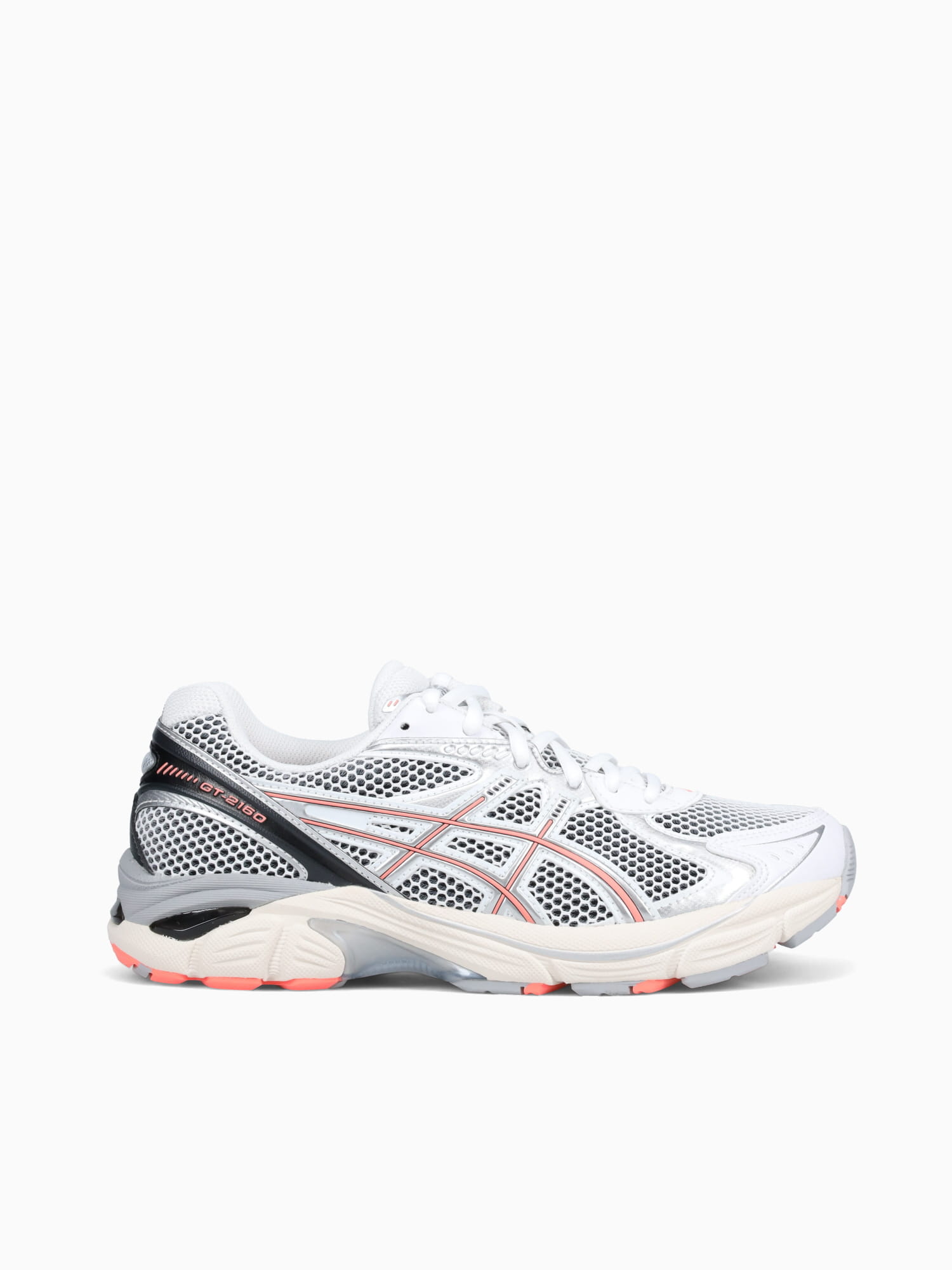 Gt2160 White Sun coral leather mesh White / 4 / M