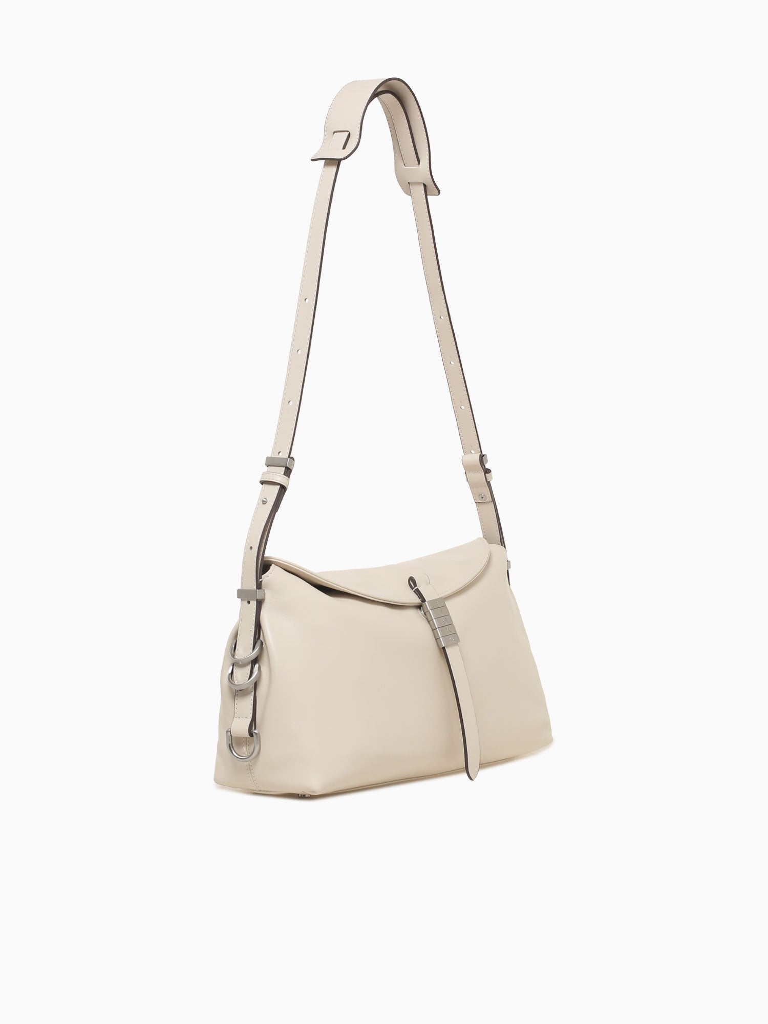 Saddle Baguette Bianco Seta White