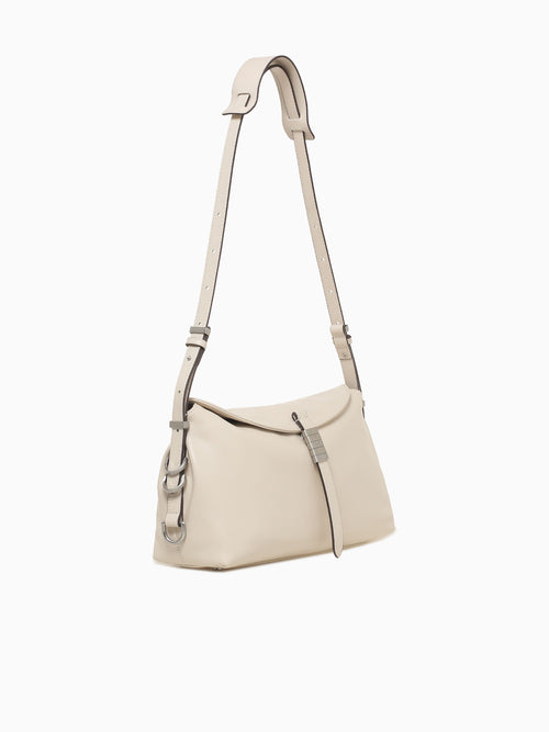 Saddle Baguette Bianco Seta White