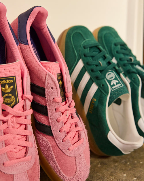 Gazelle Indoor Pink Black suede