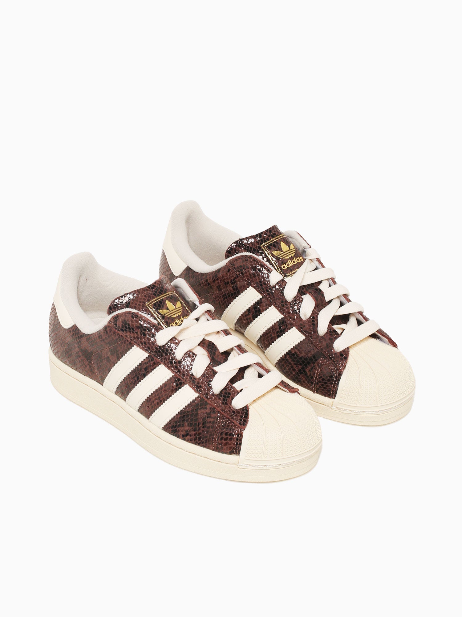 Superstar Brown Snake White leather Brown / 5 / M