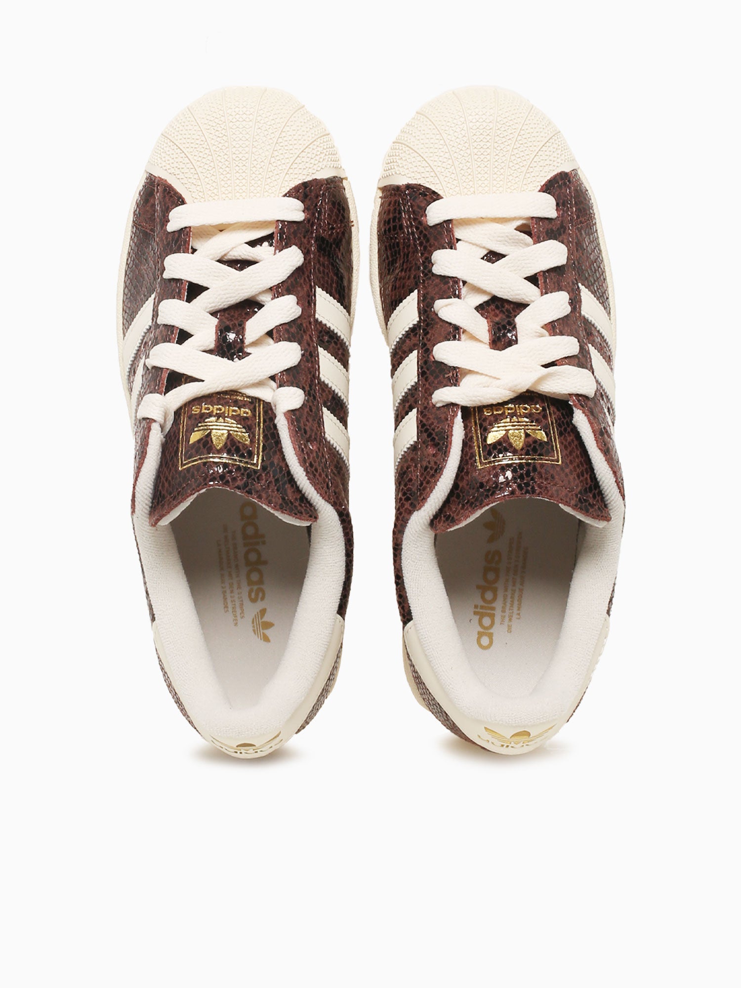 Superstar Brown Snake White leather Brown / 5 / M