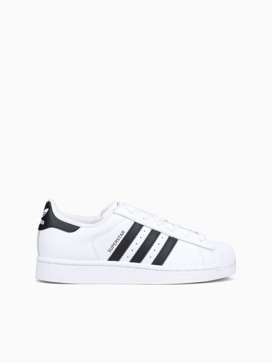 Super Star White Black leather White / 4 / M