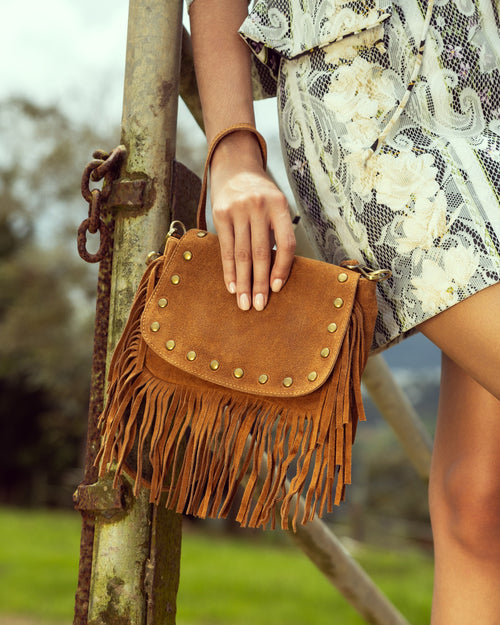 Cassedy Suede Fringe Savana