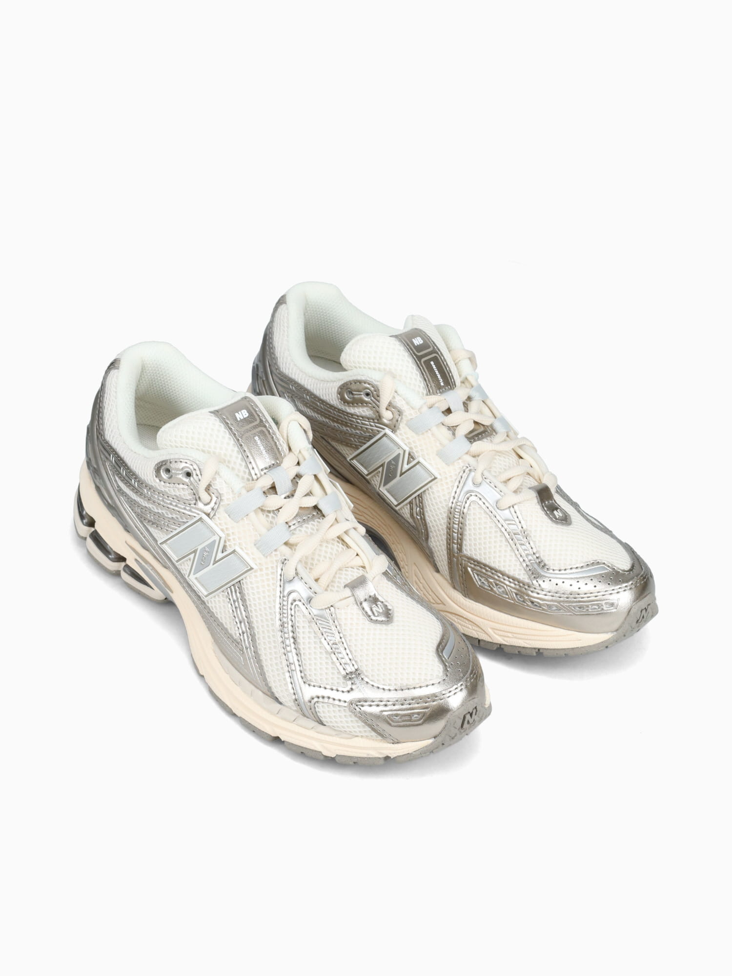 1906r Stone Permafrost leather Mesh Off White / 4 / M