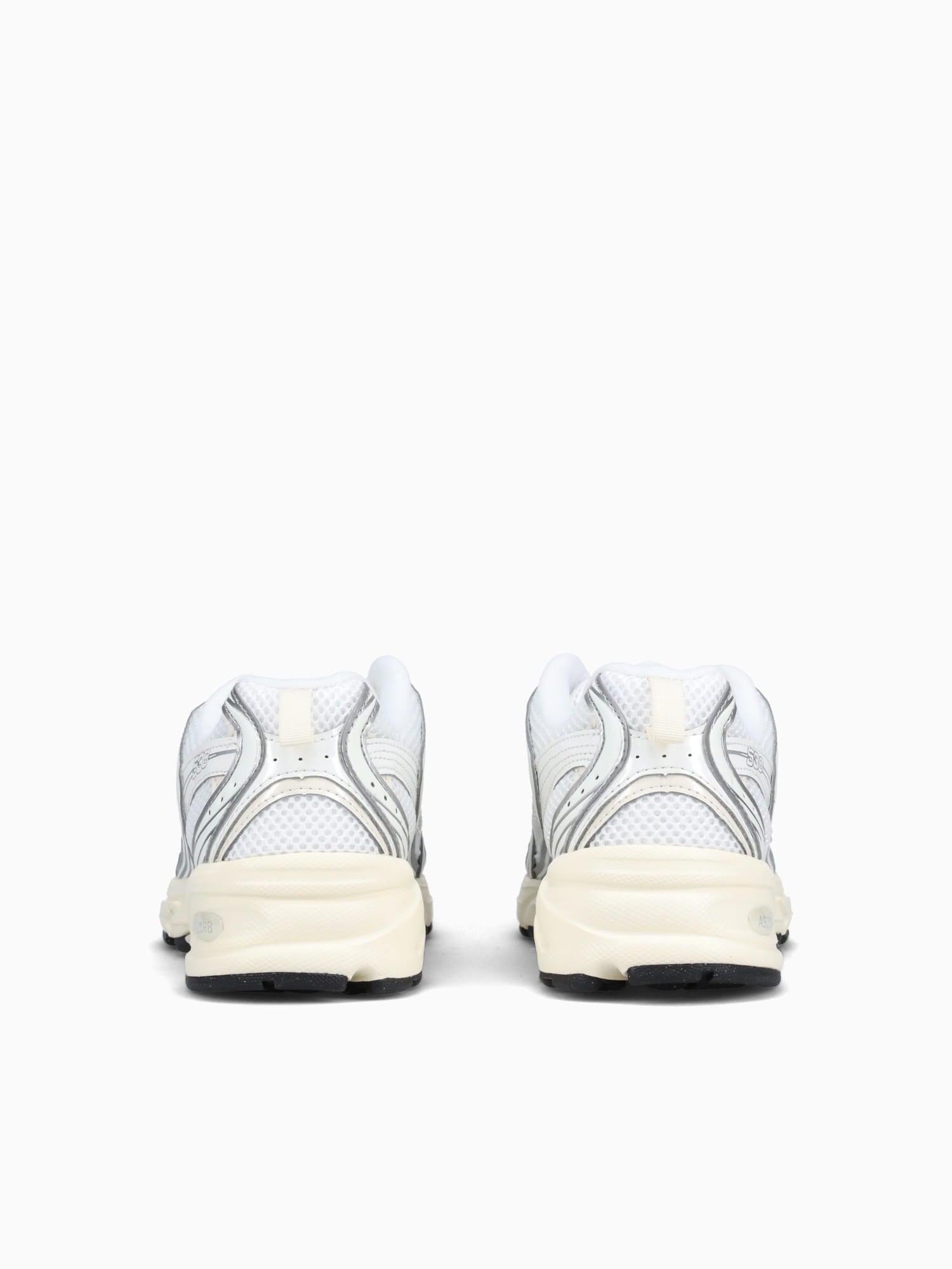 530 Silver Metallic Linen leather Mesh Silver / 4 / M