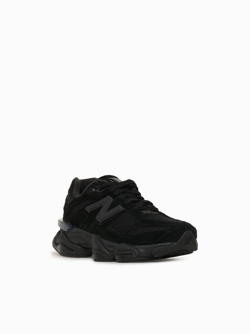 9060 Triple Black Suede Black / 4 / M