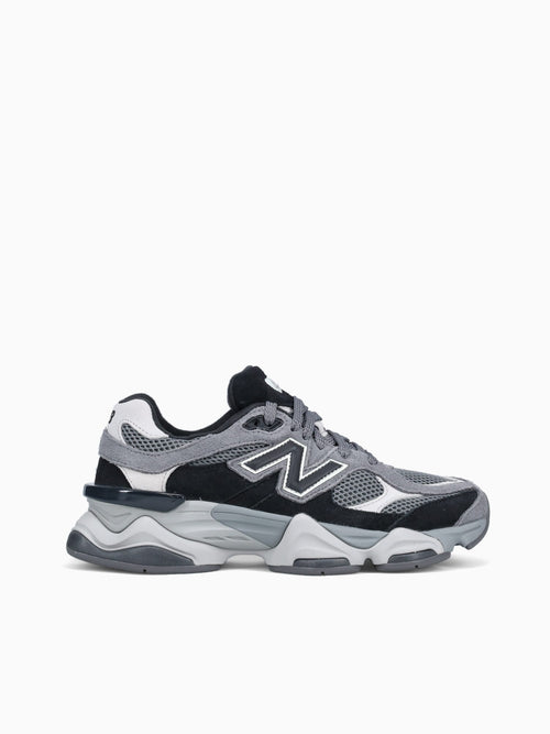 9060 Black Grey suede Black / 4 / M