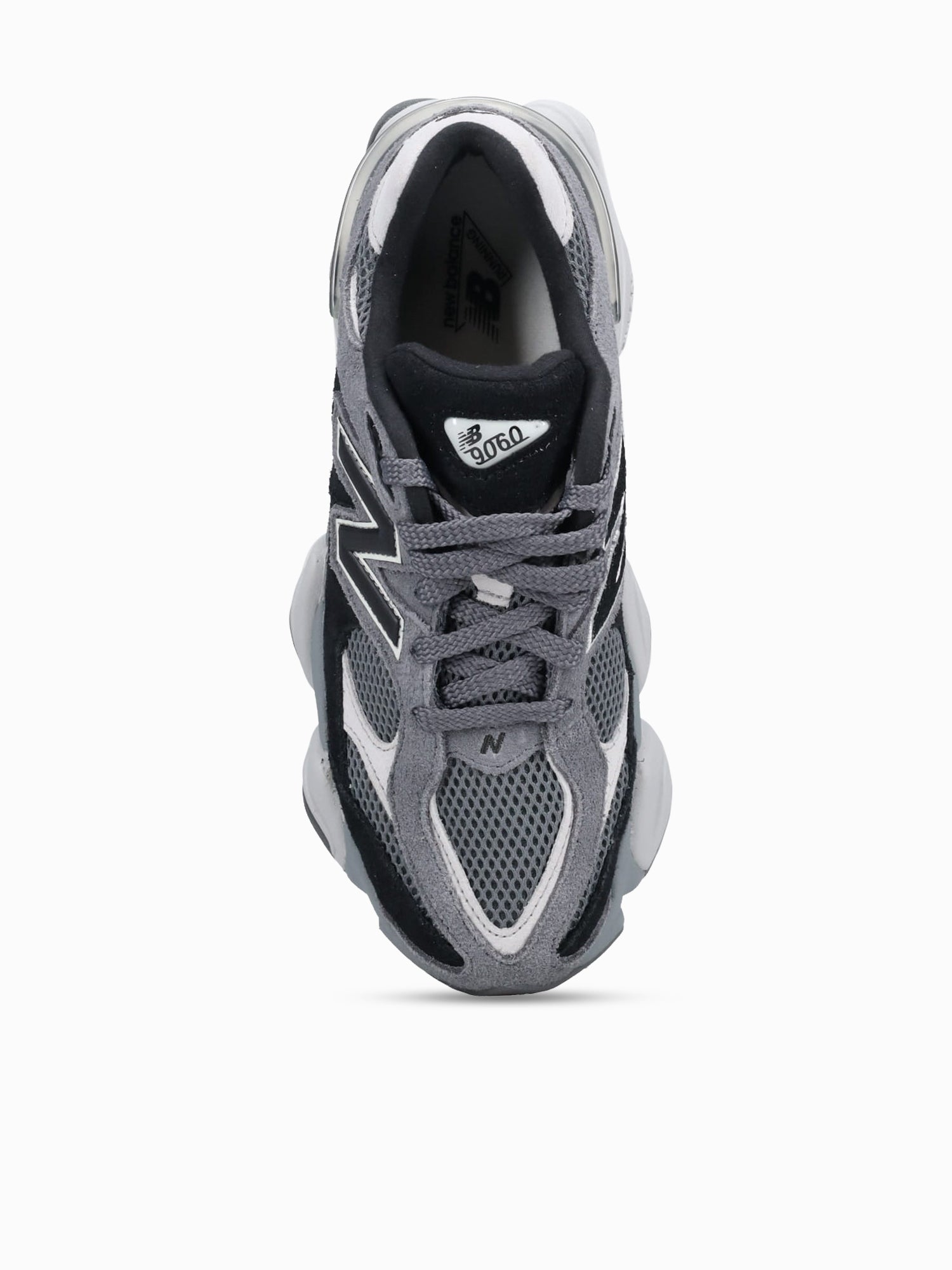 9060 Black Grey suede Black / 4 / M