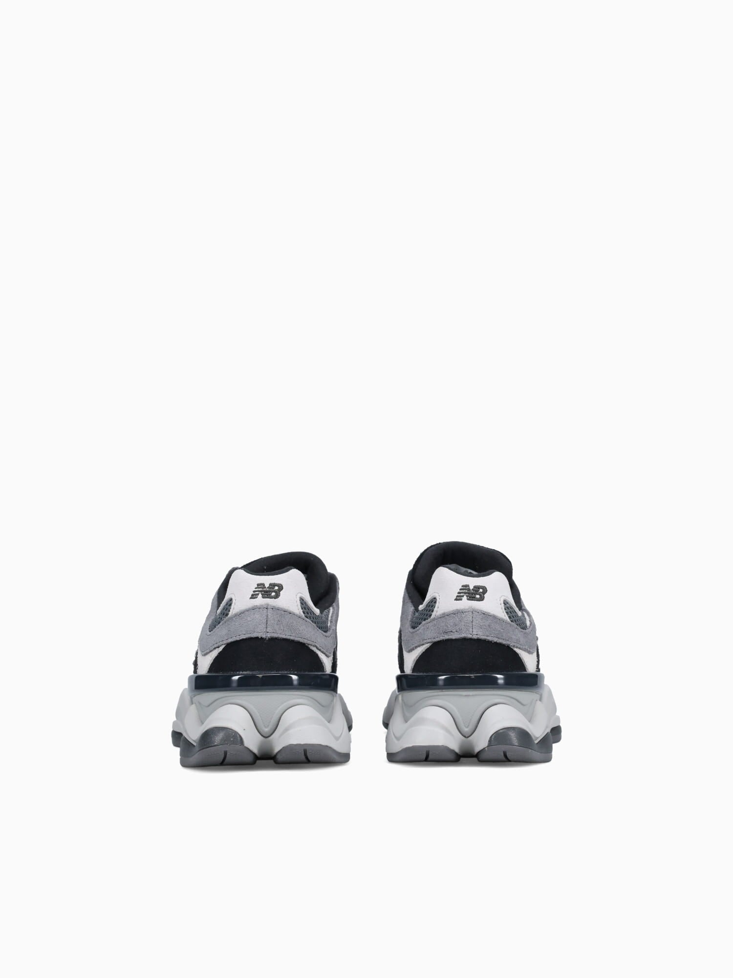 9060 Black Grey suede Black / 4 / M