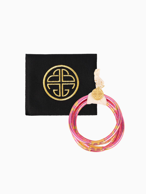 Koi Rose All Weather Bangles Pink / S