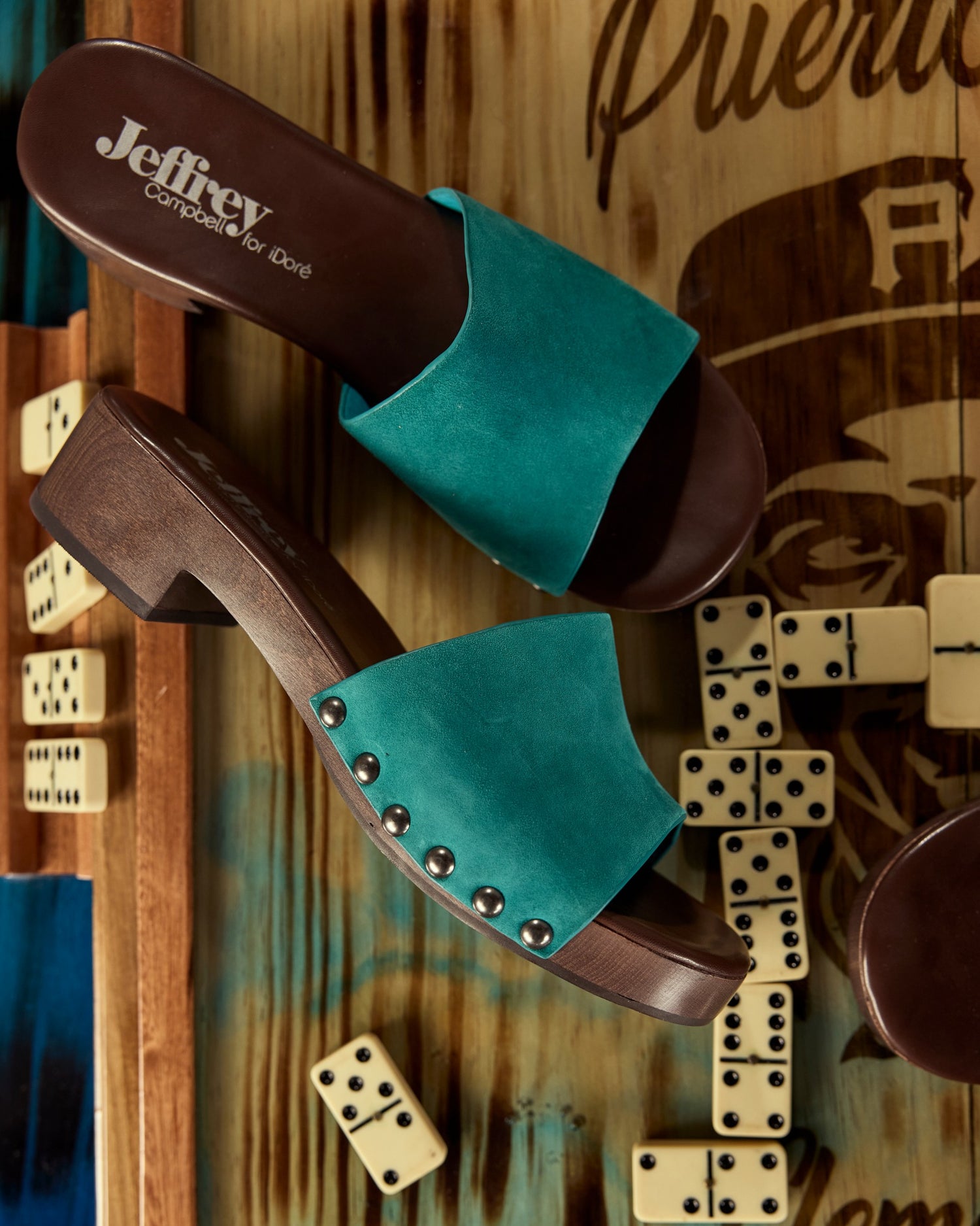 Cambrie Turquoise Suede