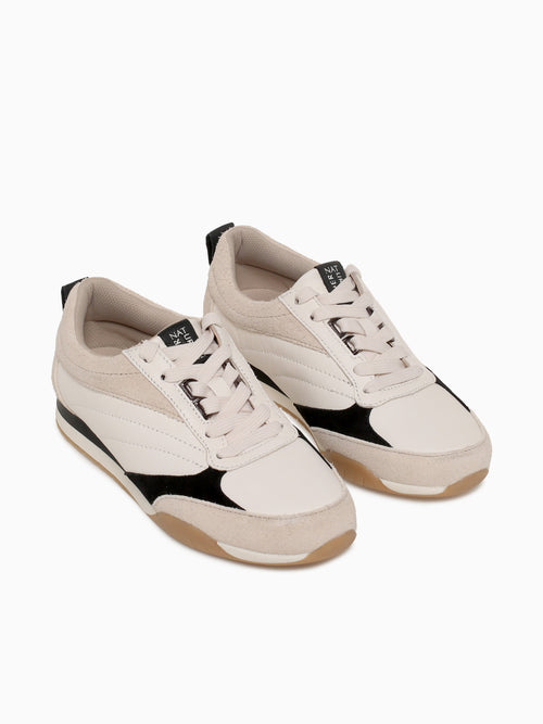 Tao White Black leather Suede Black White / 5 / M