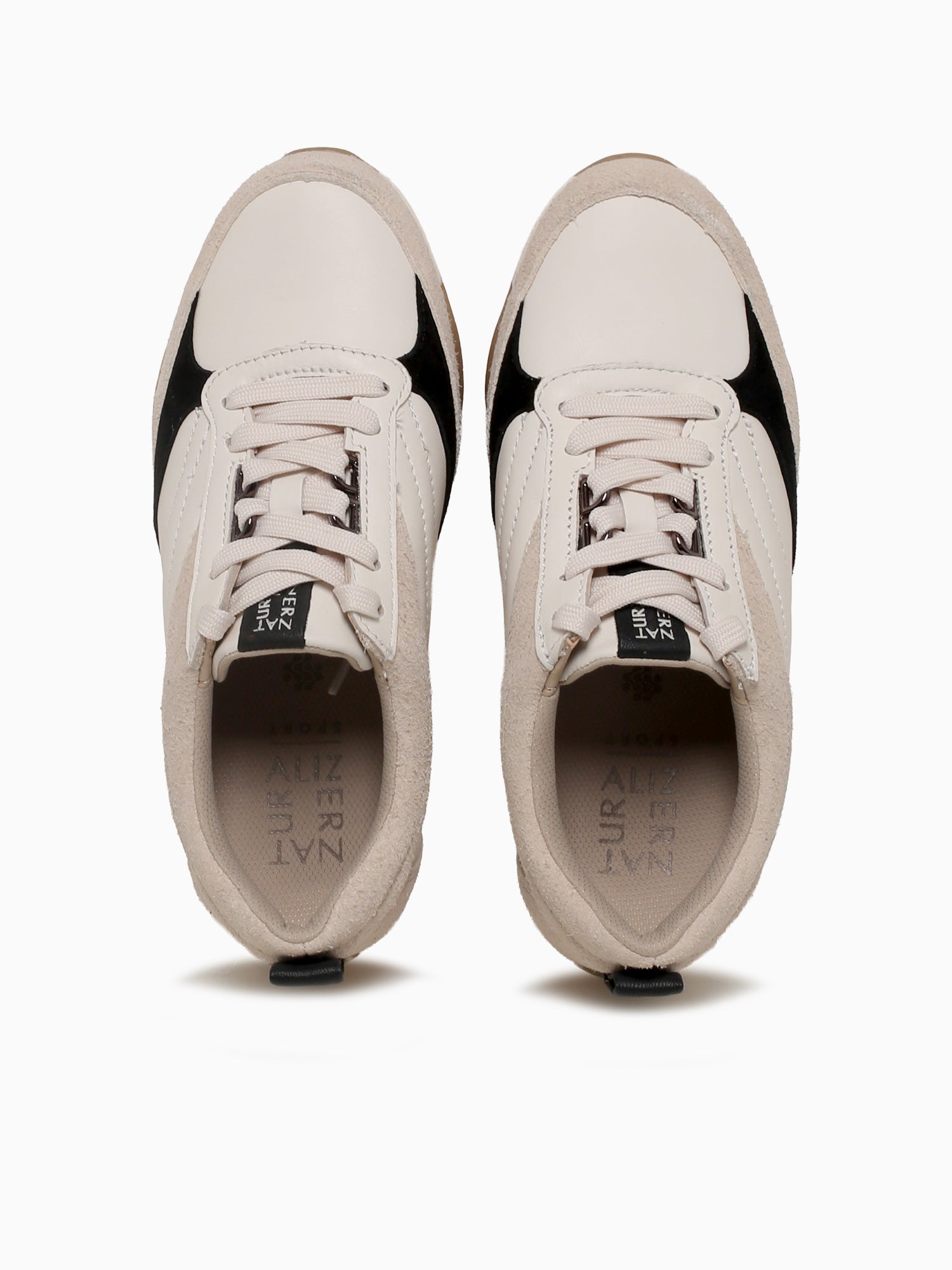 Tao White Black leather Suede Black White / 5 / M