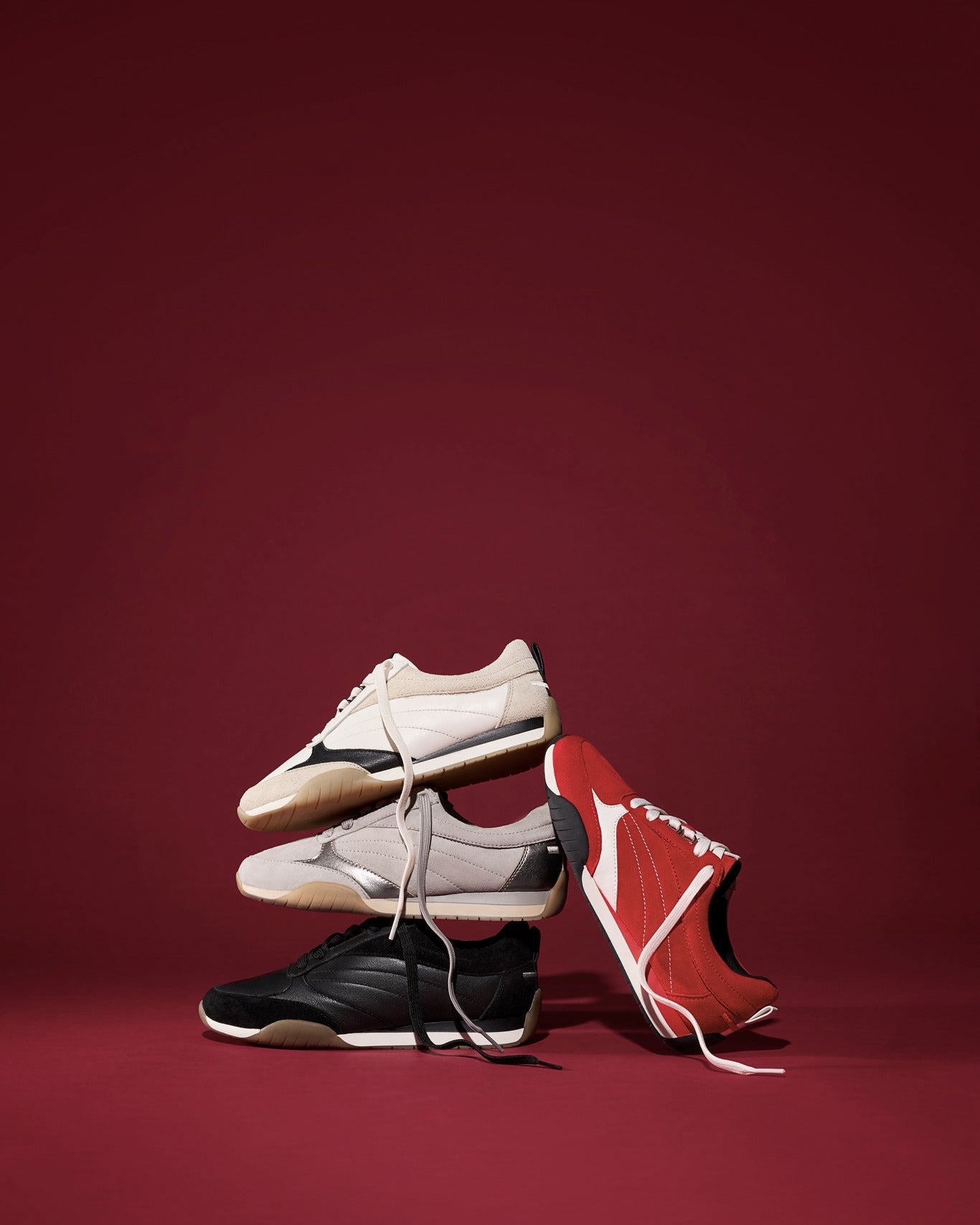 Tao Crimson Red Suede