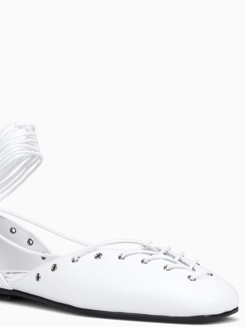 Martine White Cow Leather White / 5 / M