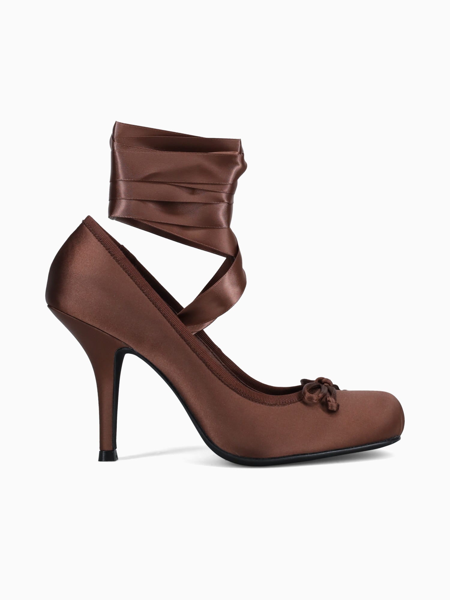 Nympha Brown Satin Brown / 5 / M