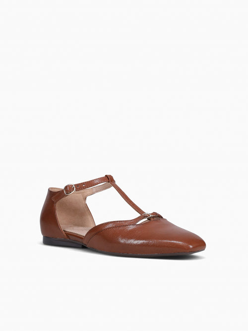 Caresse Caramel Leather Medium Brown / 5 / M