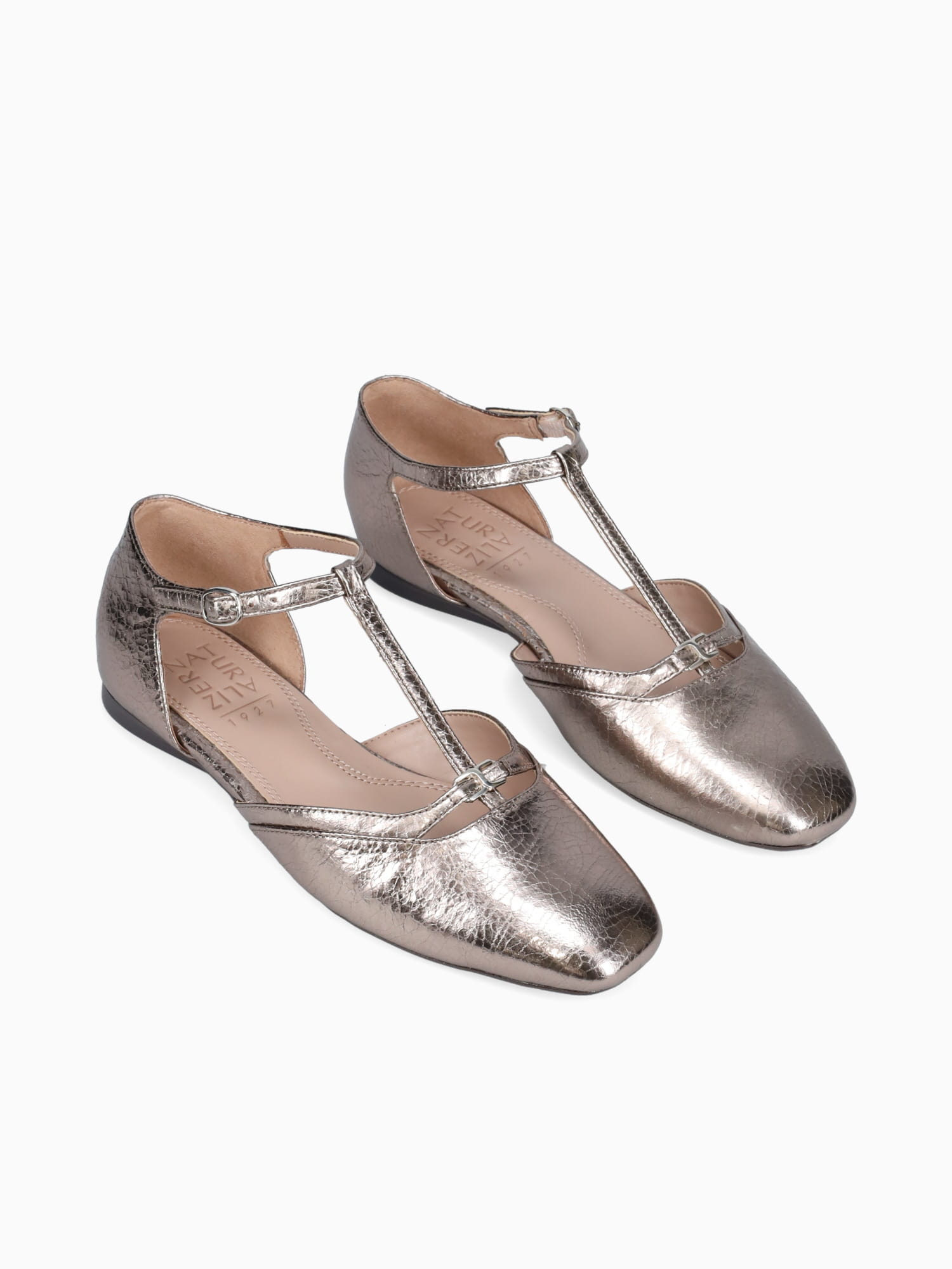 Caresse Pewter Leather Pewter / 5 / M
