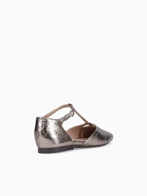 Caresse Pewter Leather Pewter / 5 / M