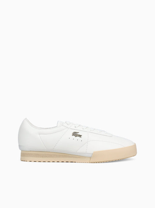 Aura Offwht Ltbrw leather Off White / 8 / M