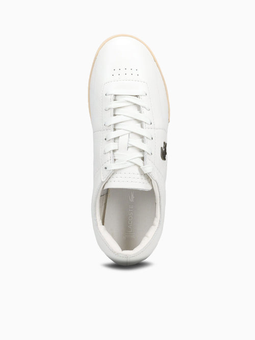 Aura Offwht Ltbrw leather Off White / 8 / M