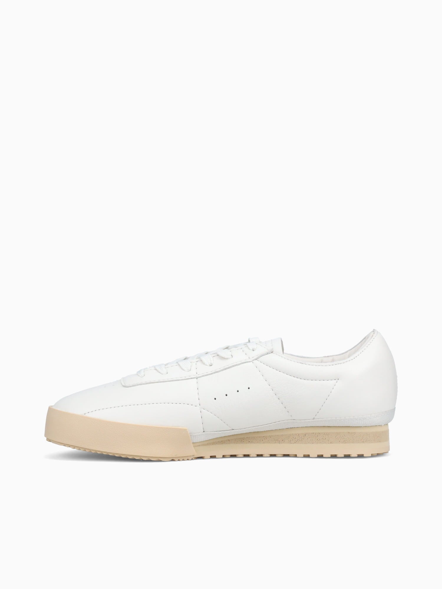 Aura Offwht Ltbrw leather Off White / 8 / M