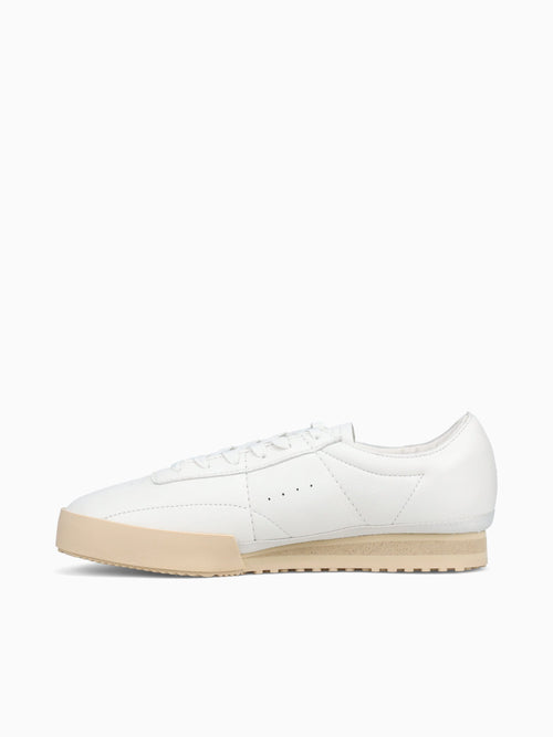 Aura Offwht Ltbrw leather Off White / 8 / M