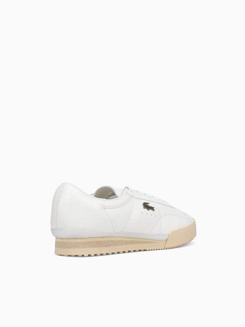 Aura Offwht Ltbrw leather Off White / 8 / M