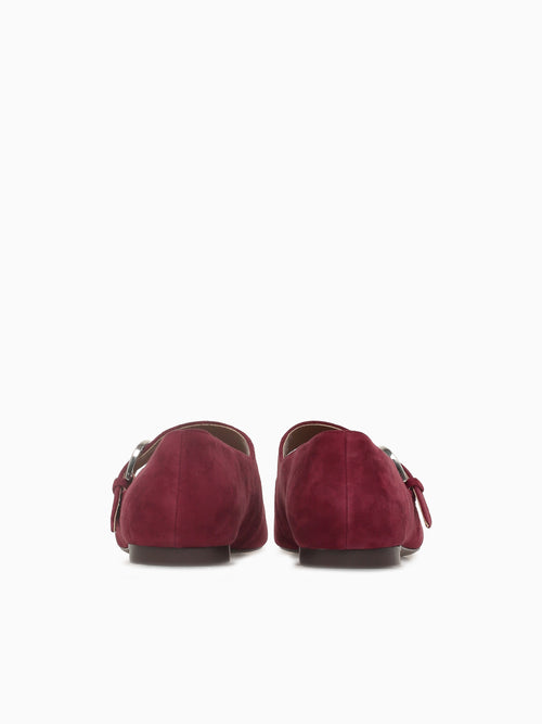 Cosmic Cranberry Suede Leather Red / 5 / M