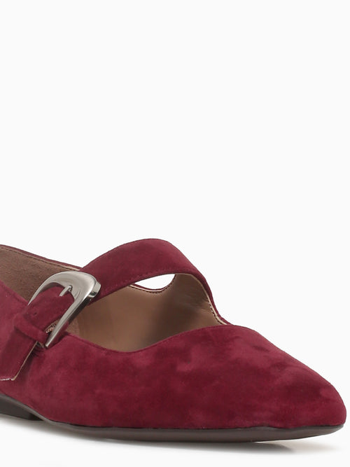 Cosmic Cranberry Suede Leather Red / 5 / M