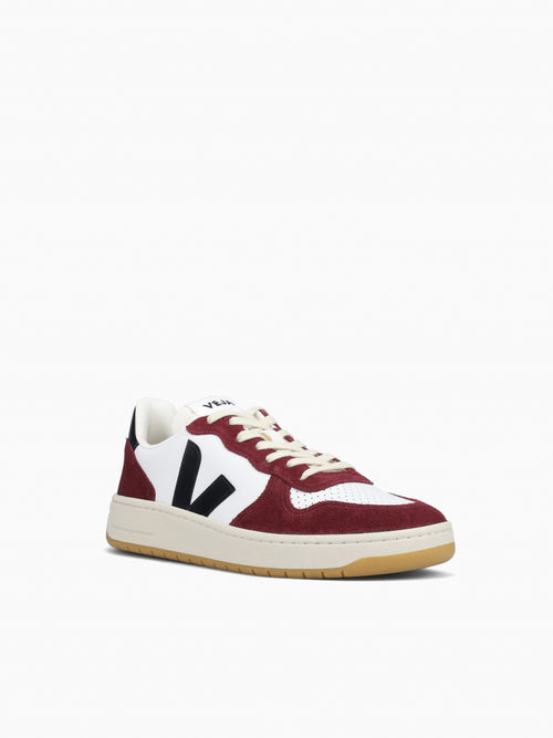 V10 White Black Amarante Leather Wine / 41 / M