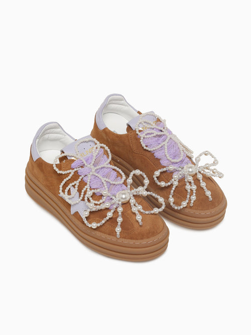 Z526var A149 Mou Violetta suede Orange / 36 / M