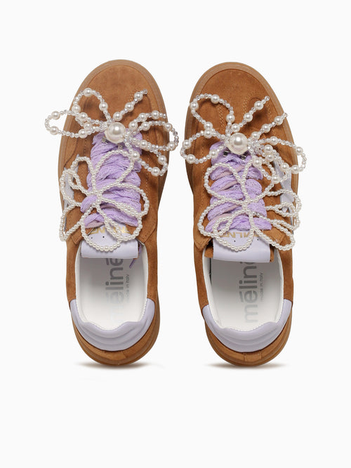 Z526var A149 Mou Violetta suede Orange / 36 / M
