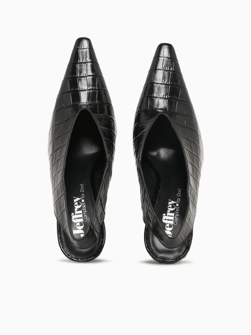 Alimony Black Croco Black / 5 / M