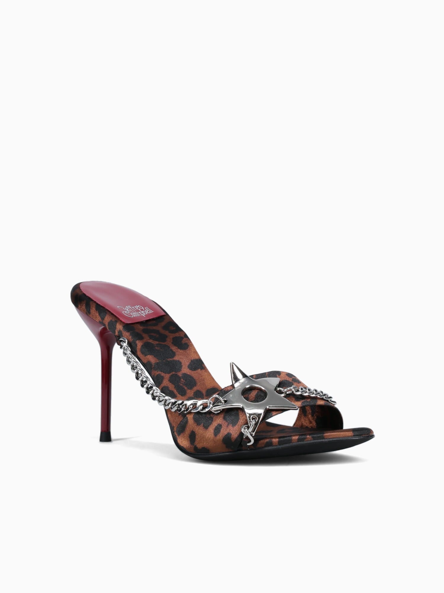 Saireo Cheetah Satin Black Brown / 5 / M