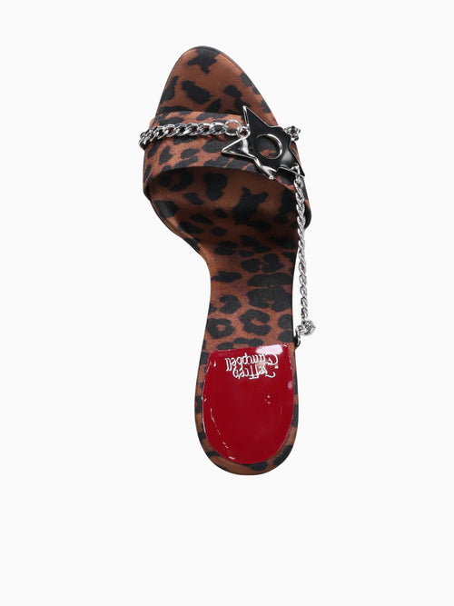 Saireo Cheetah Satin Black Brown / 5 / M