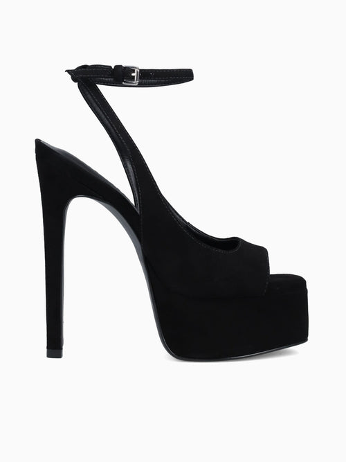 Serena Black Suede Black / 5 / M