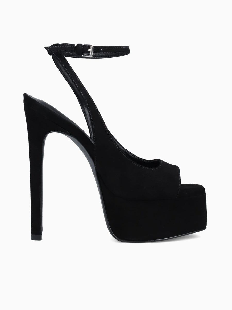 Serena Black Suede Black / 5 / M