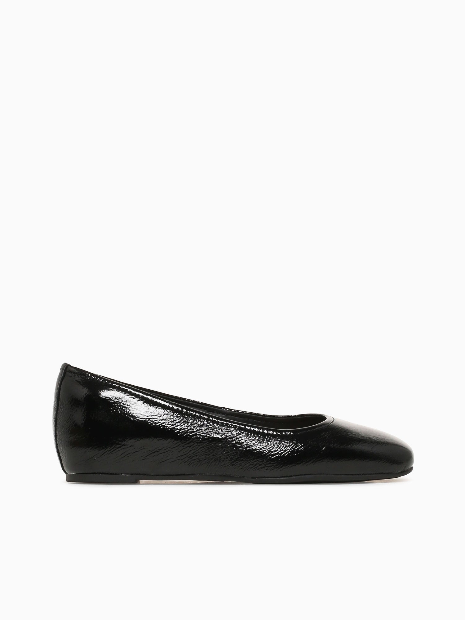 Poppy Black Crinkle Patent Black / 6 / M