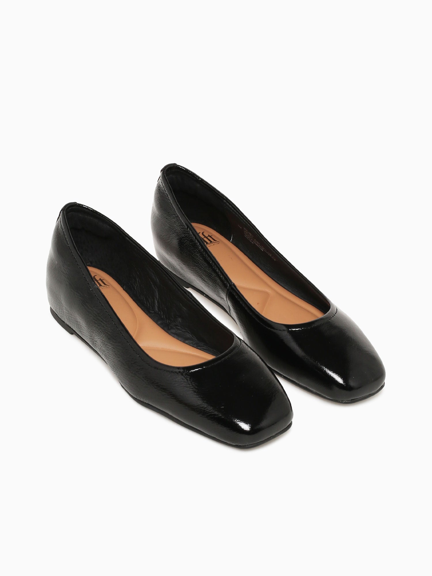 Poppy Black Crinkle Patent Black / 6 / M