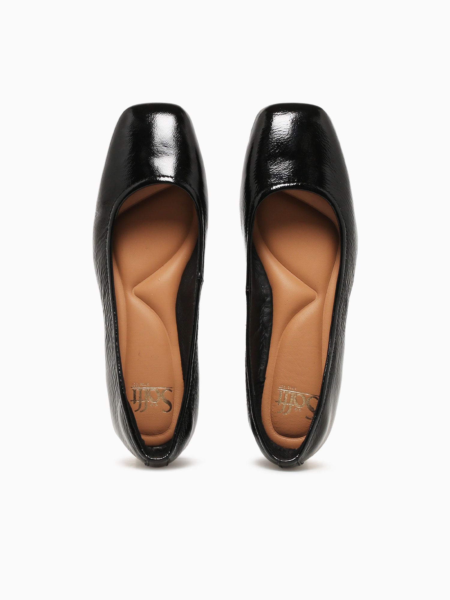 Poppy Black Crinkle Patent Black / 6 / M