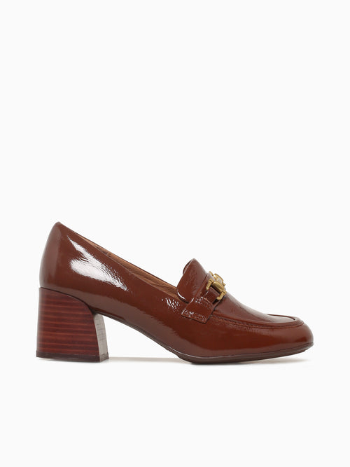 Casandra Toffee Crinkle Patent Brown / 6 / M