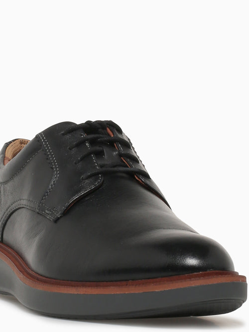 Xc Parker Plain Toe Black Leather 204383 Black / 8 / M